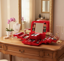 Classic Deluxe Vanity Case Make-Up Kit – Complete Makeup Set with Mirror