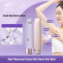 Double Head Electric Shaver – Wet & Dry Waterproof Rechargeable Razor