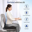Ergonomic Memory Foam Seat Cushion – U-Shaped Tailbone & Posture Support